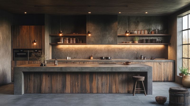 Cement Countertop Pouring in Marin County, CA