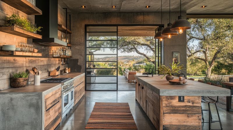 Cement Countertop Pouring in Sonoma County, CA