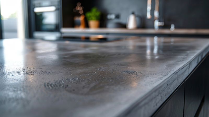 Concrete Countertop Pouring in Sonoma County, CA